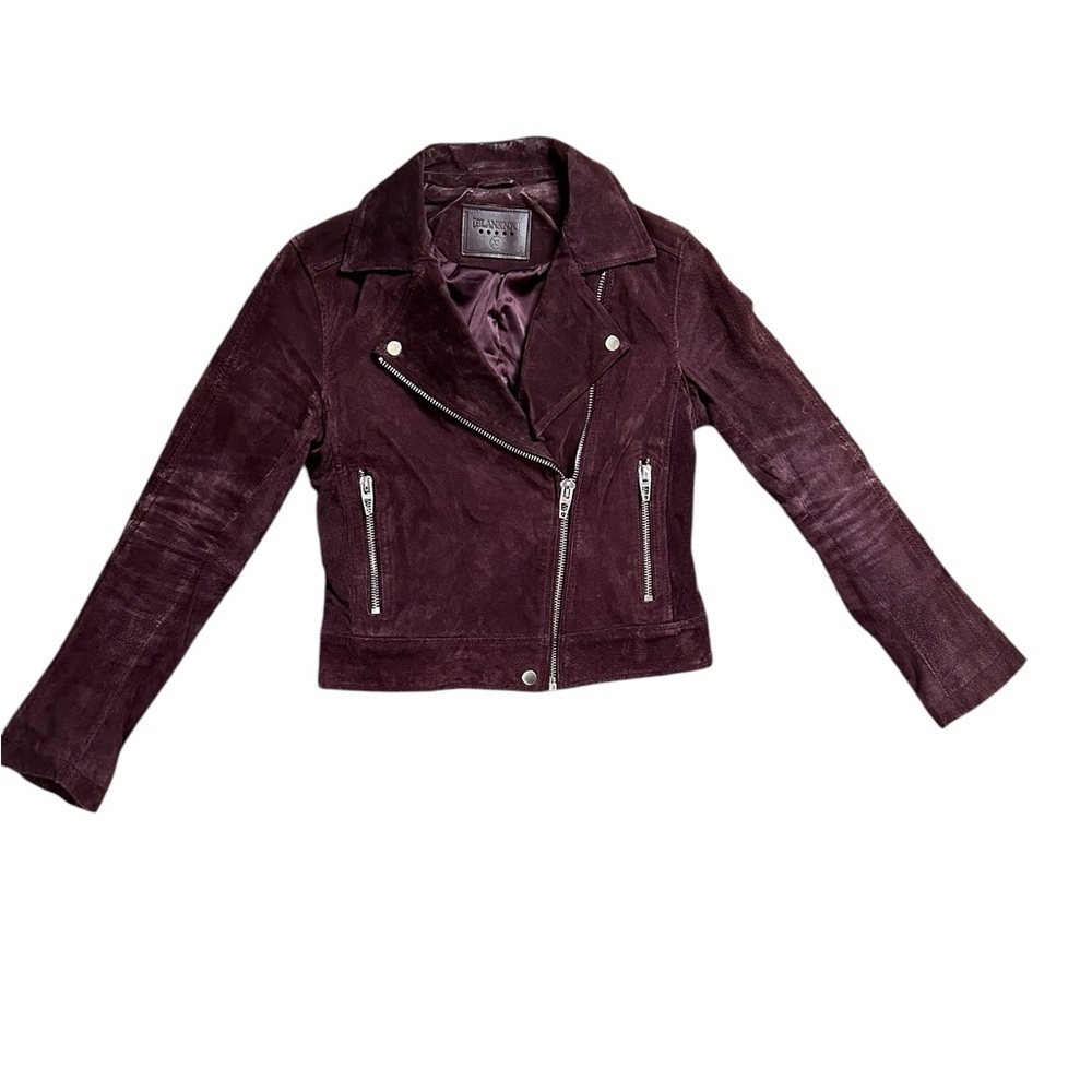 Blank NYC, Size X-Small, Dark Purple Suede Jacket